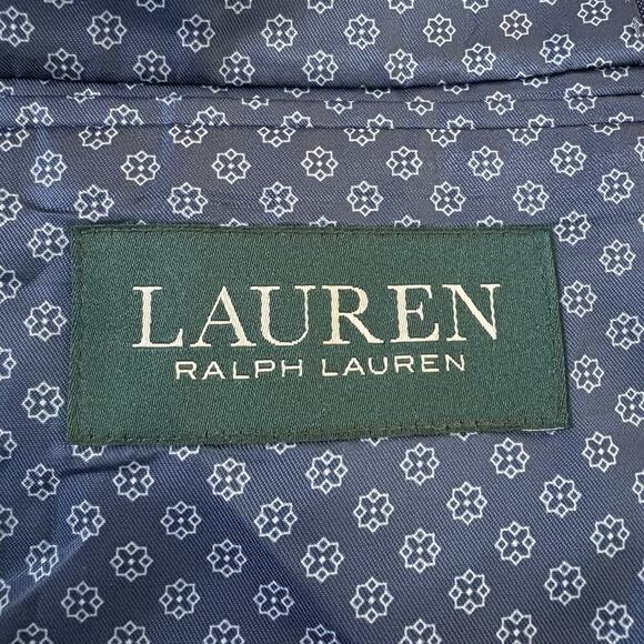 Lauren Ralph Lauren Blue Mens Blazer Sport Coat Blazer Jacket Size 48R - Picture 3 of 5